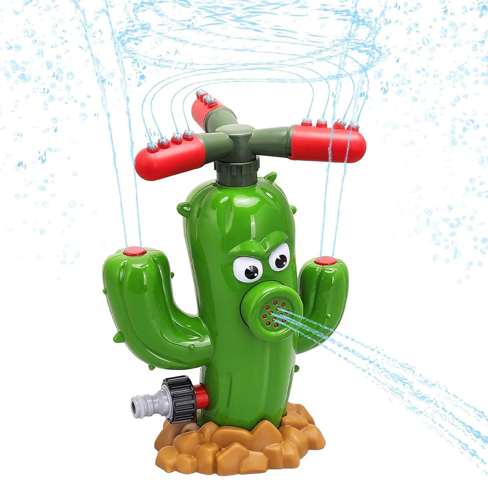 Kids Yard Toys - Water Spray Toy Cactus Sprinkler Outdoor