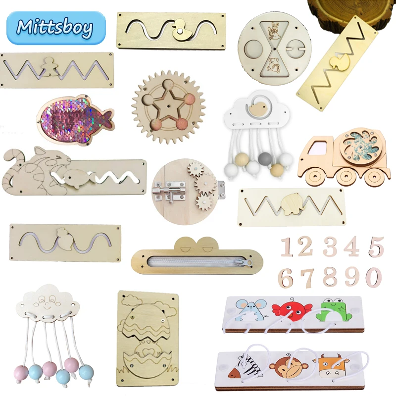Kids Zipper Toys - DIY Busy Board Montessori Educational Toys