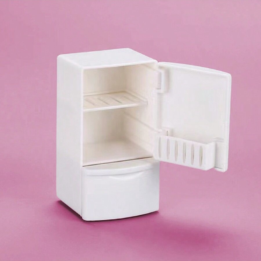 Dollhouse Furniture Set - Dollhouse Miniature Refrigerator: 1/12 Mini Simulated