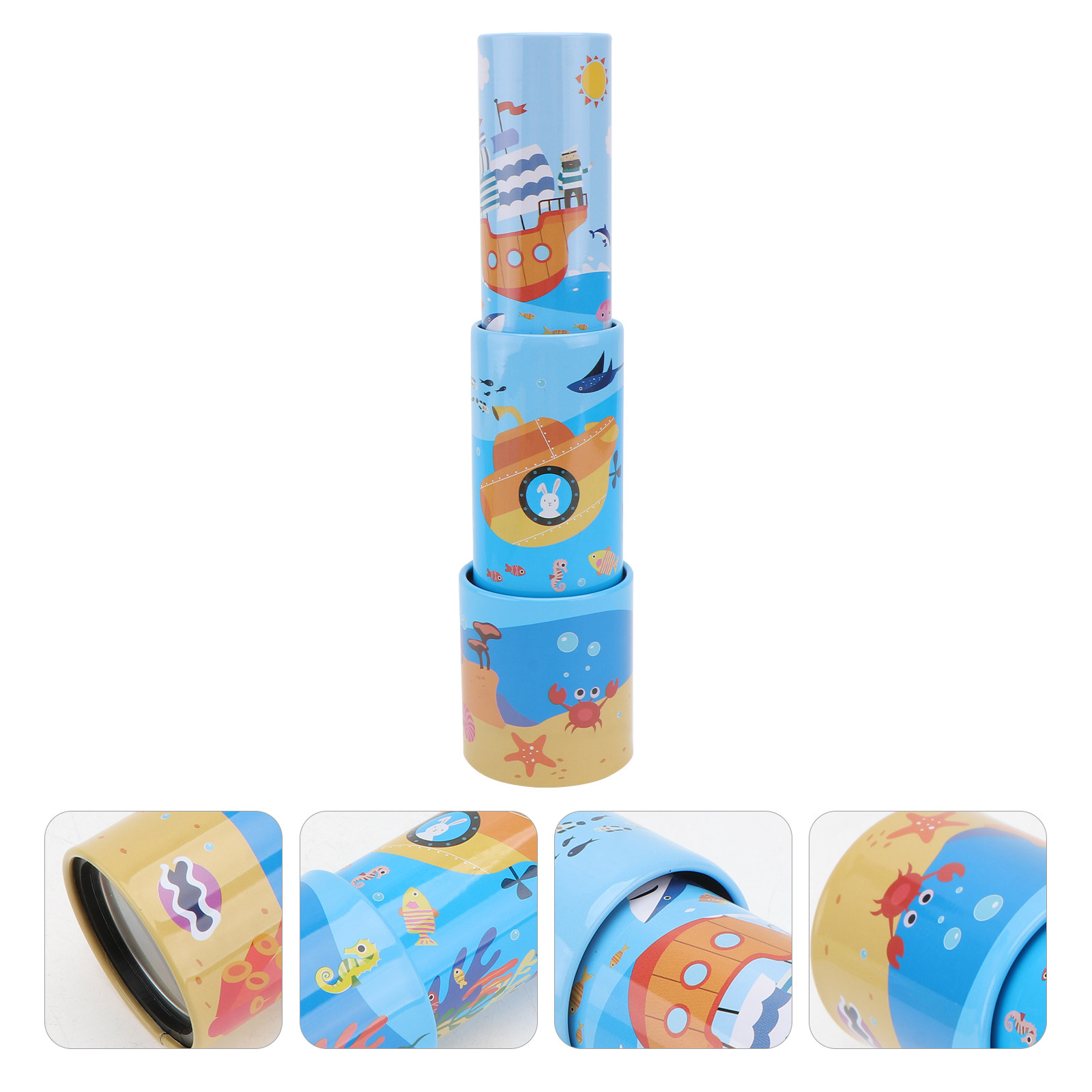 Kids Toys Learning - 1Pcs Small Lightweight Tinned Iron Single-Tube