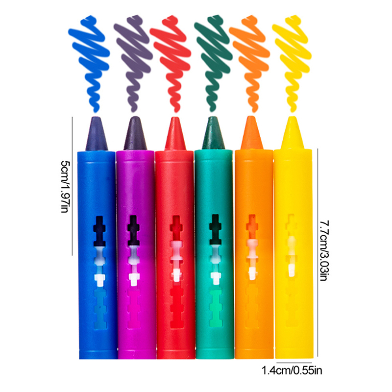 6colors Washable Bath Crayons  - Kids Toys Drawing Easy review and price