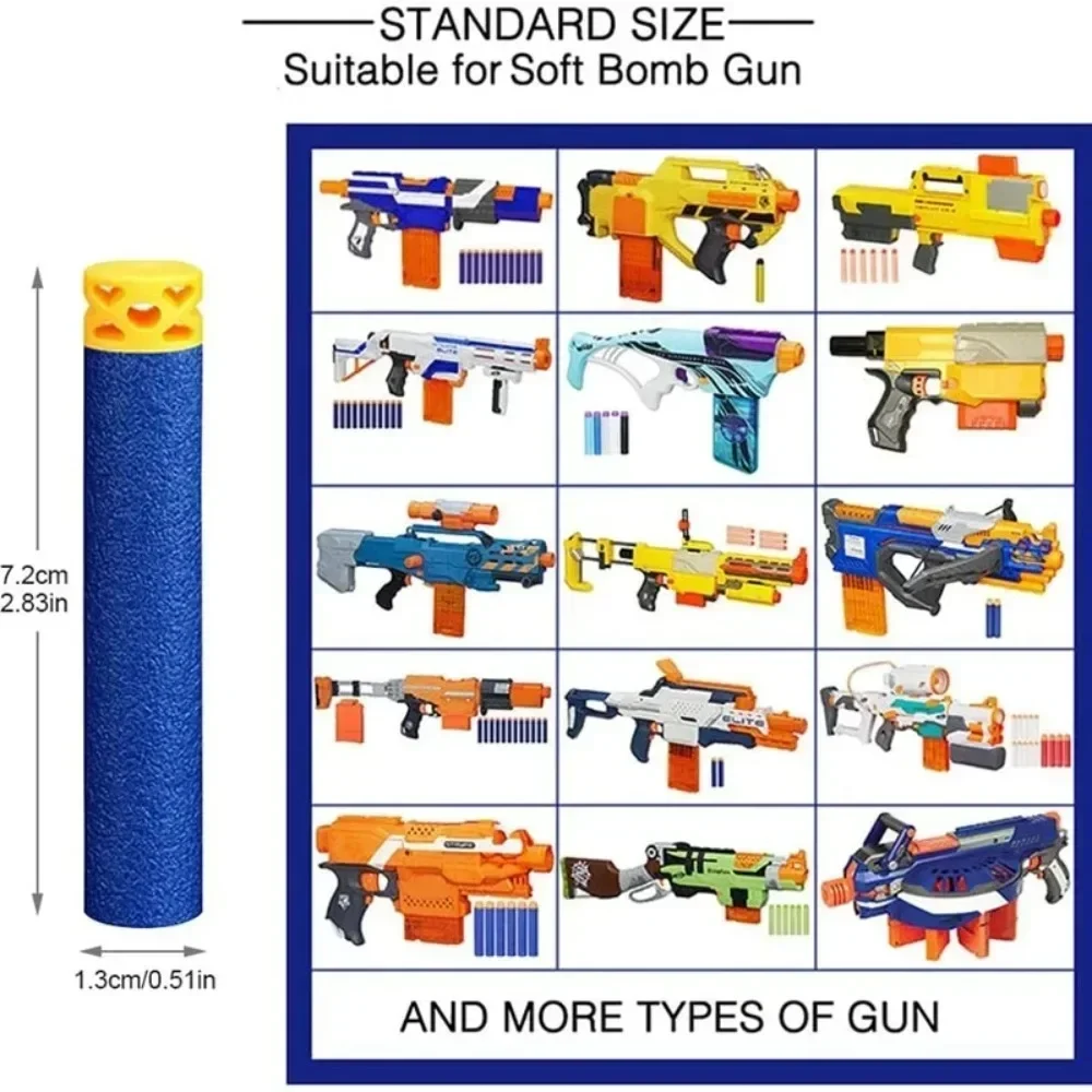 A7.2cm*1.3cm Blue Hollow EVA F - Foam Dart Gun review and price