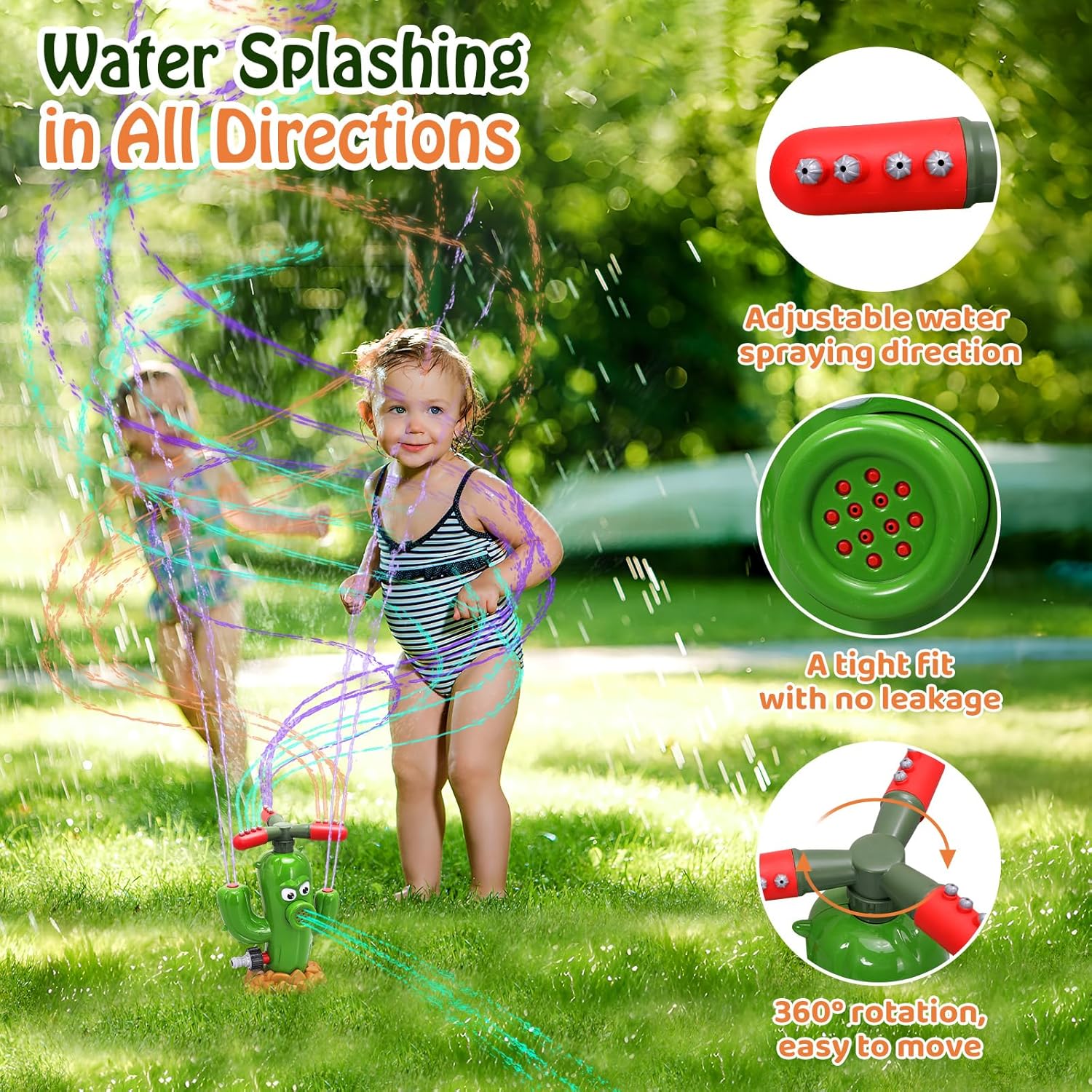 Water Spray Toy Cactus Sprinkl - Kids Yard Toys review and price
