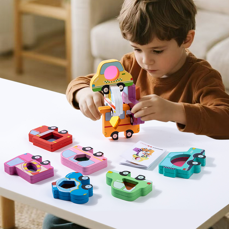 Wooden Animal Acrylic Stacking - Wooden Blocks Stacking review and price