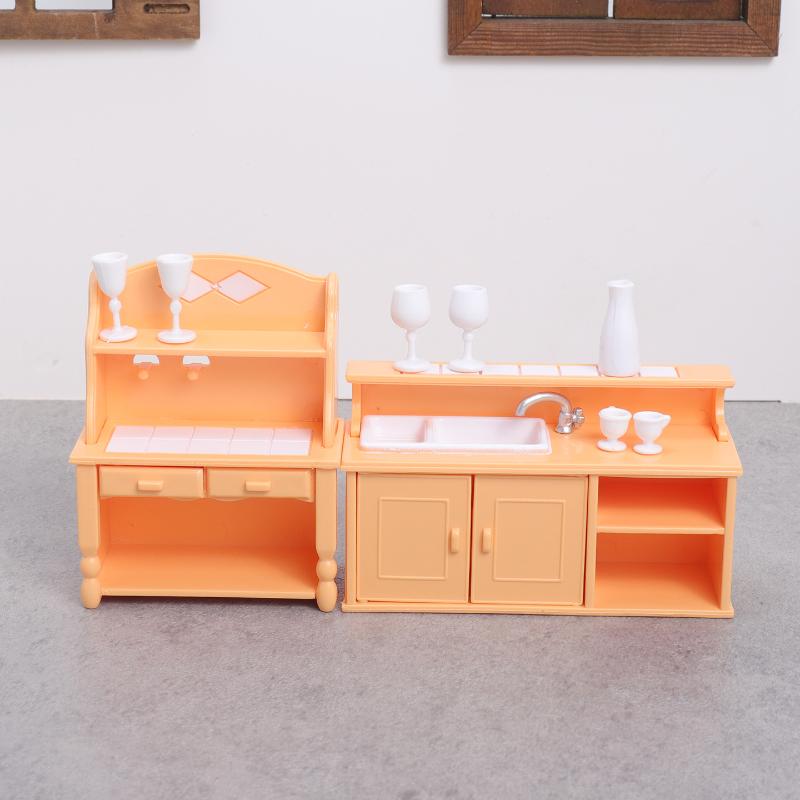 (.) 1 Set Dollhouse Kitchen Fu - Dollhouse Furniture Set review and price