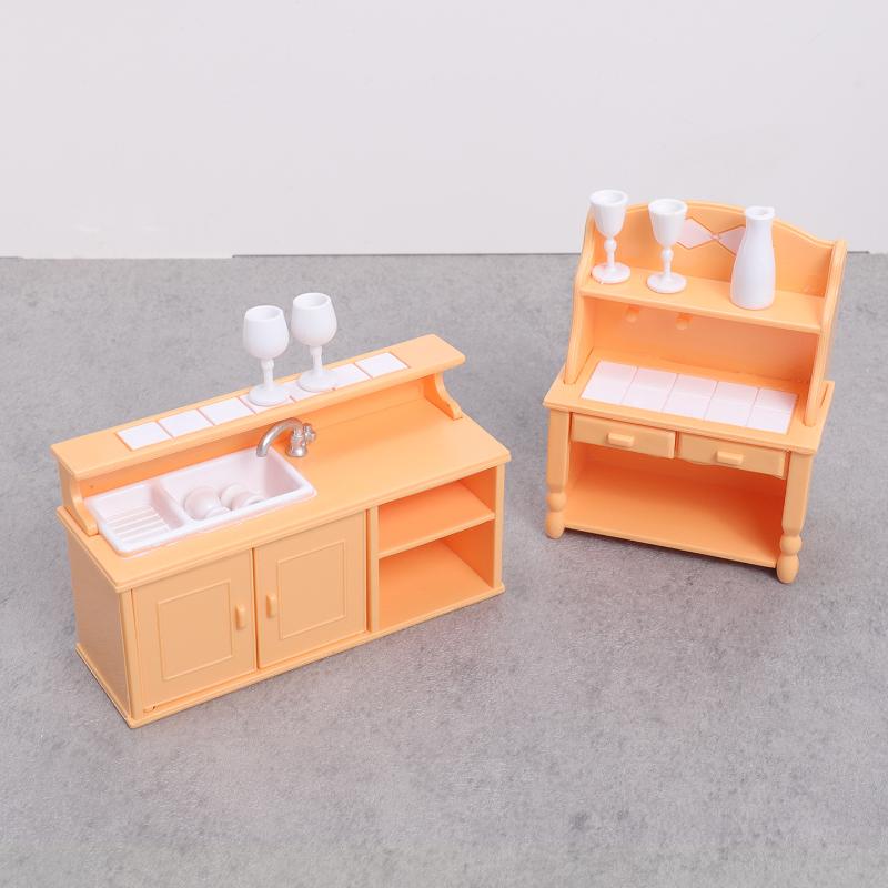 (.) 1 Set Dollhouse Kitchen Fu - Dollhouse Furniture Set review and price