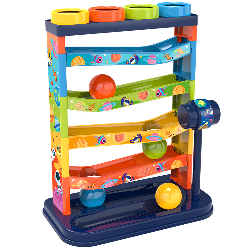 Colorful 5-layer track slide b - Kids Toys Learning review and price