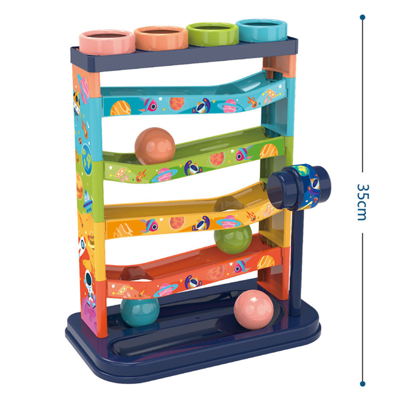 Colorful 5-layer track slide b - Kids Toys Learning review and price