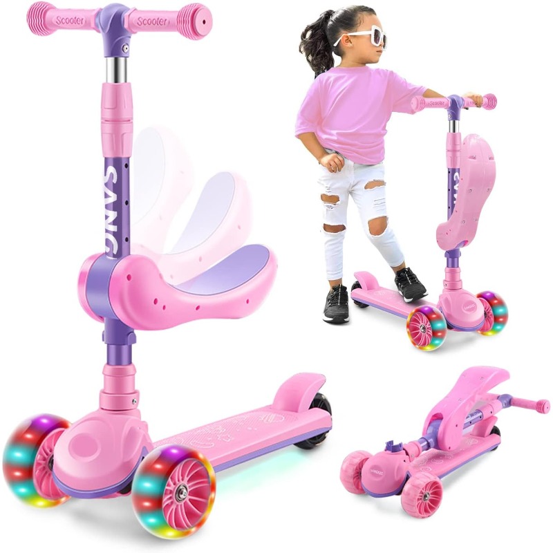2-in-1 Kids Kick Scooter with  - Kids Toys Scooter review and price