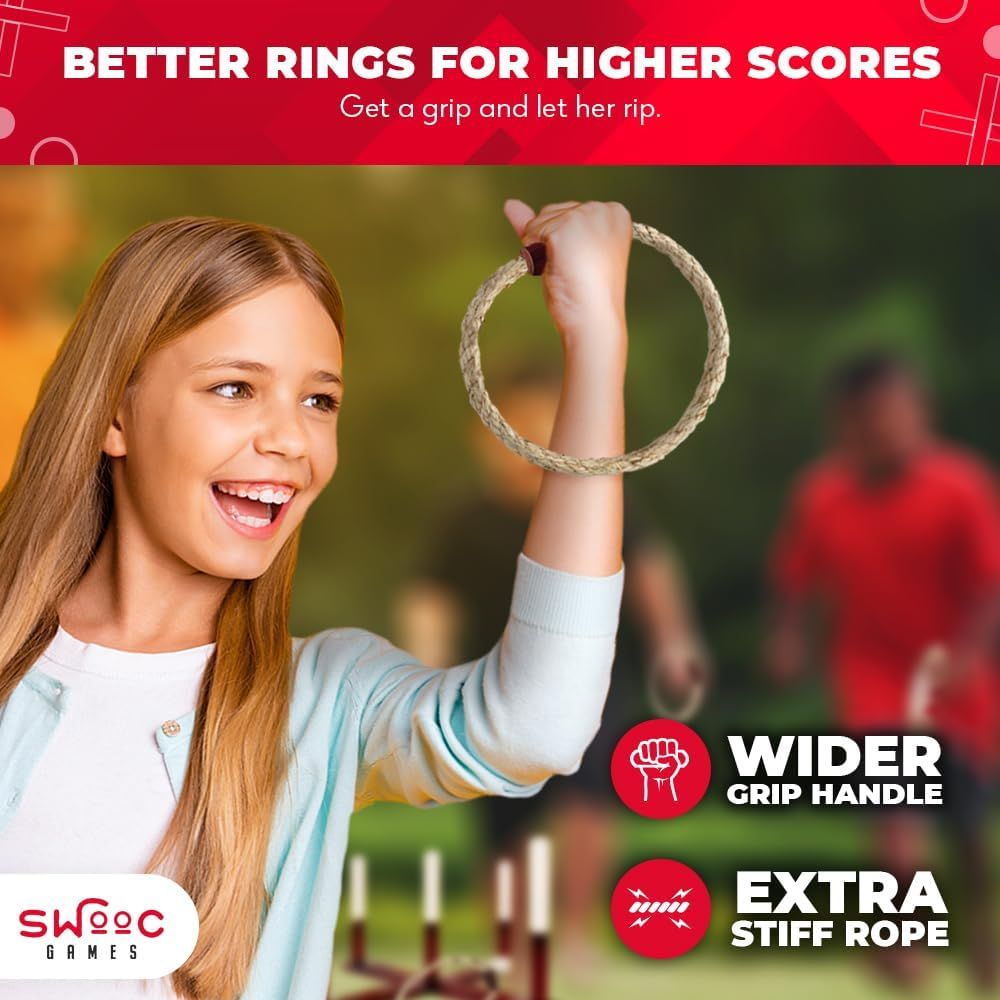 Ring Toss Game All Weather - E - Kids Yard Toys review and price