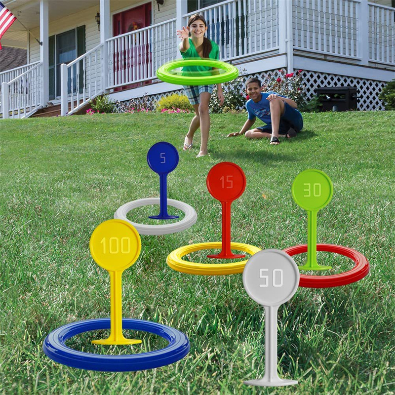 Plastic Ring Toss Game for Kid - Kids Yard Toys review and price