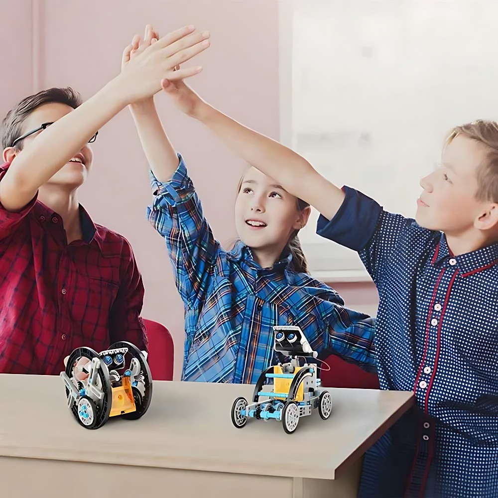 Solar Robot Building Blocks 12 - Science Experiment Kit review and price