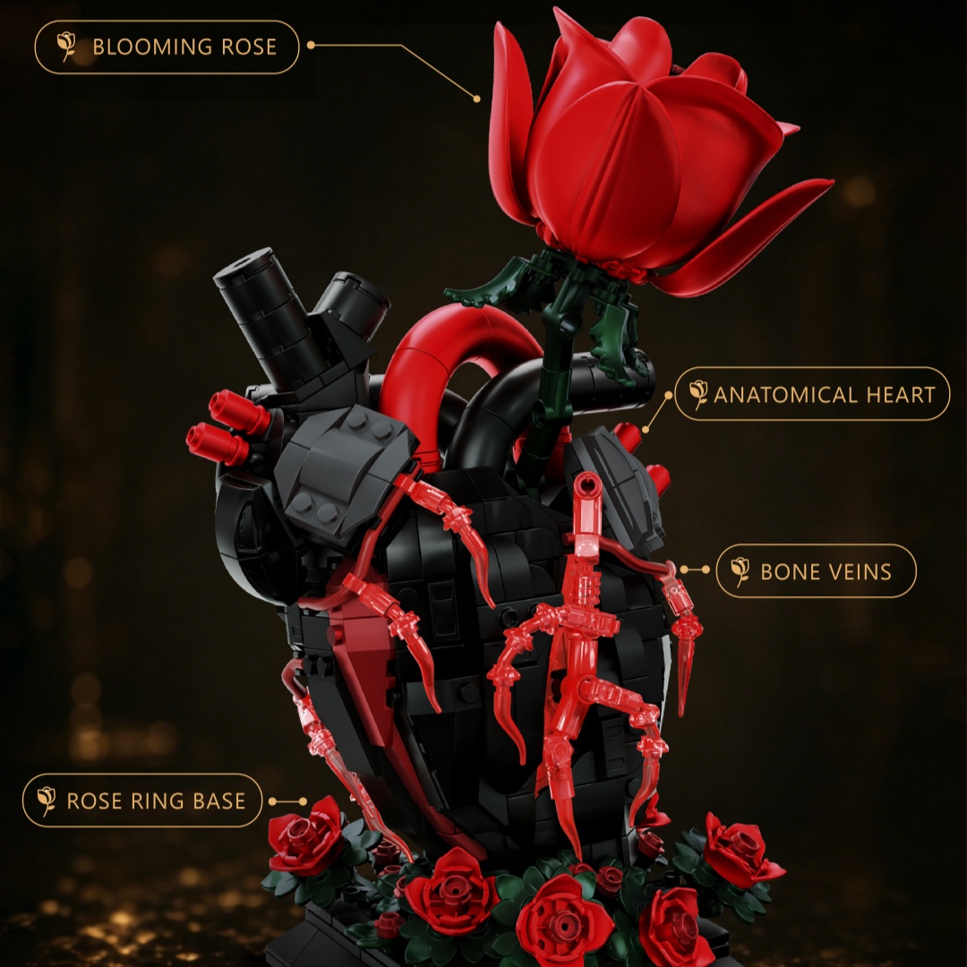 MOC Donate A Heart Flower Buil - Kids Toys Donation review and price