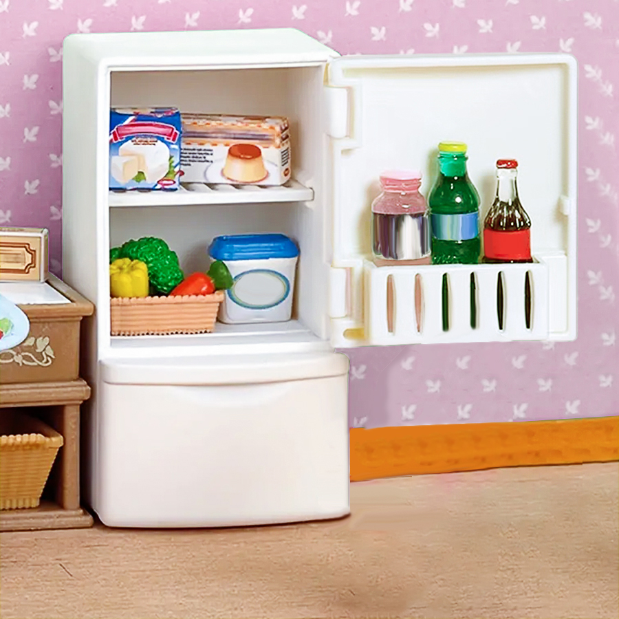 Dollhouse Miniature Refrigerat - Dollhouse Furniture Set review and price