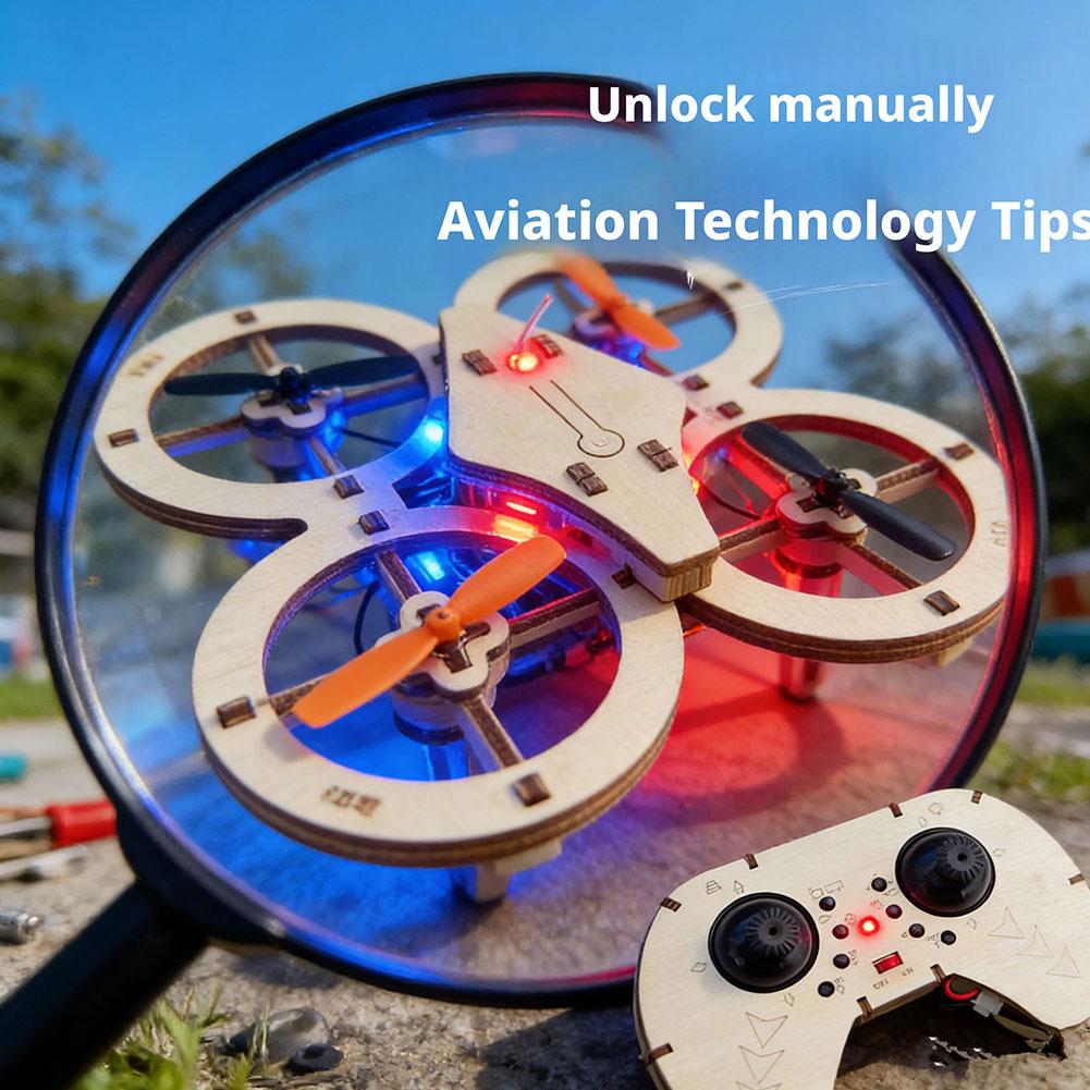 DIY Wooden RC Drone Quadcopter - Science Experiment Kit review and price
