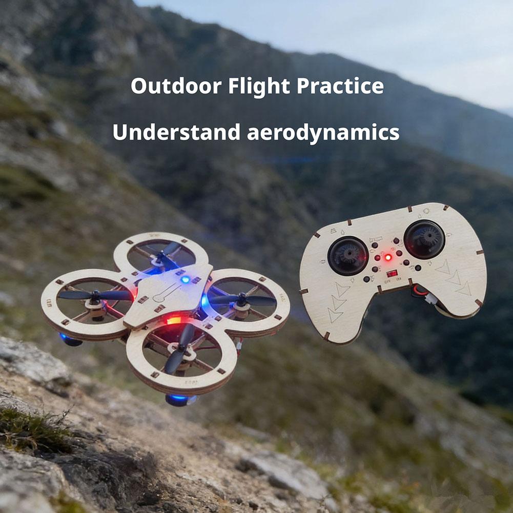 DIY Wooden RC Drone Quadcopter - Science Experiment Kit review and price