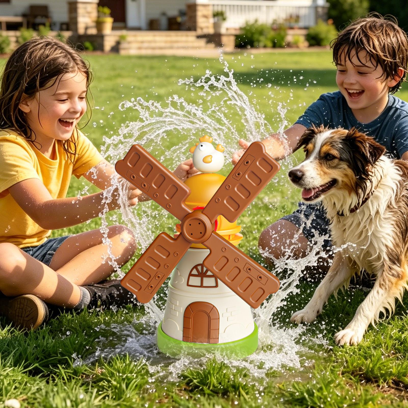 Kids Windmill Sprinkler Rotati - Kids Yard Toys review and price