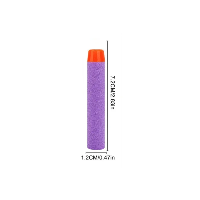 23KPurple Solid Round Head Bul - Foam Dart Gun review and price