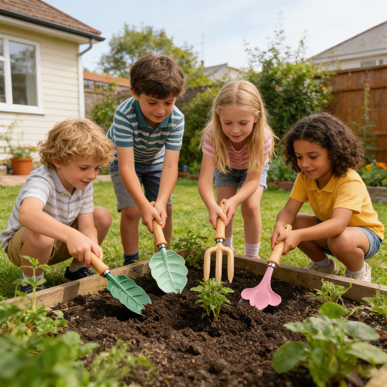 Kids Gardening Set 4 Piece Lea - Kids Yard Toys review and price