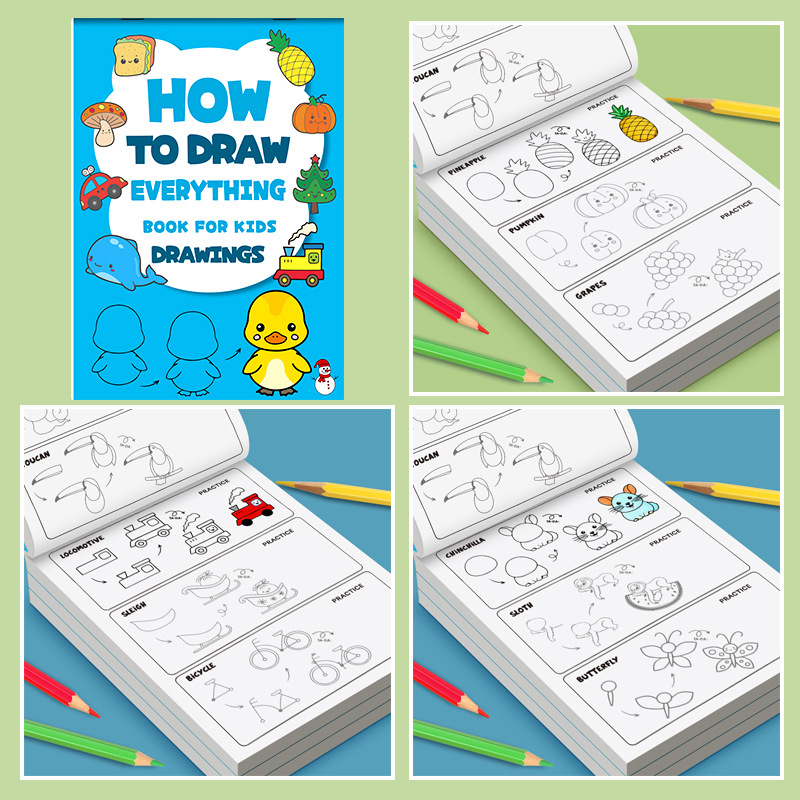 Kids Step-by-Step Drawing Book - Kids Toys Drawing Easy review and price