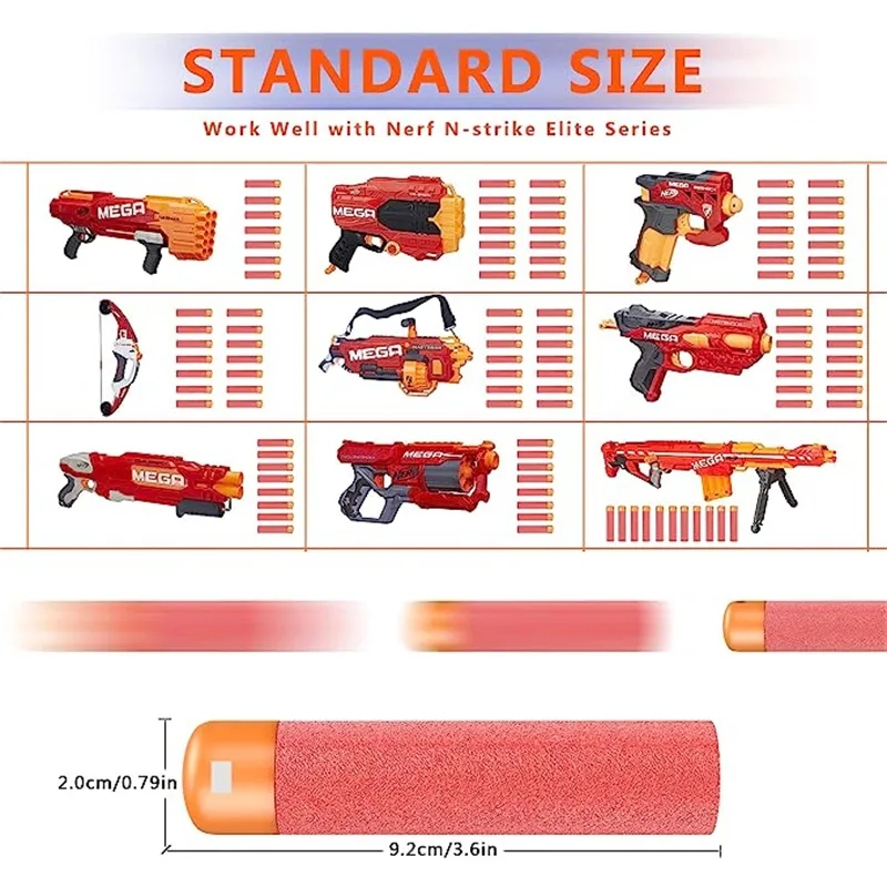 Mega Darts 30 PCS Refill Pack  - Foam Dart Gun review and price