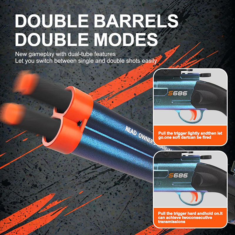 Double Barrel Foam Dart Blaste - Foam Dart Gun review and price