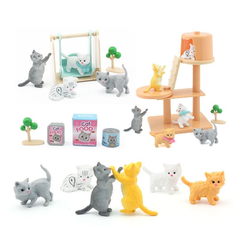 Cat Part Pet Set Kawaii Items  - Dollhouse Furniture Set review and price