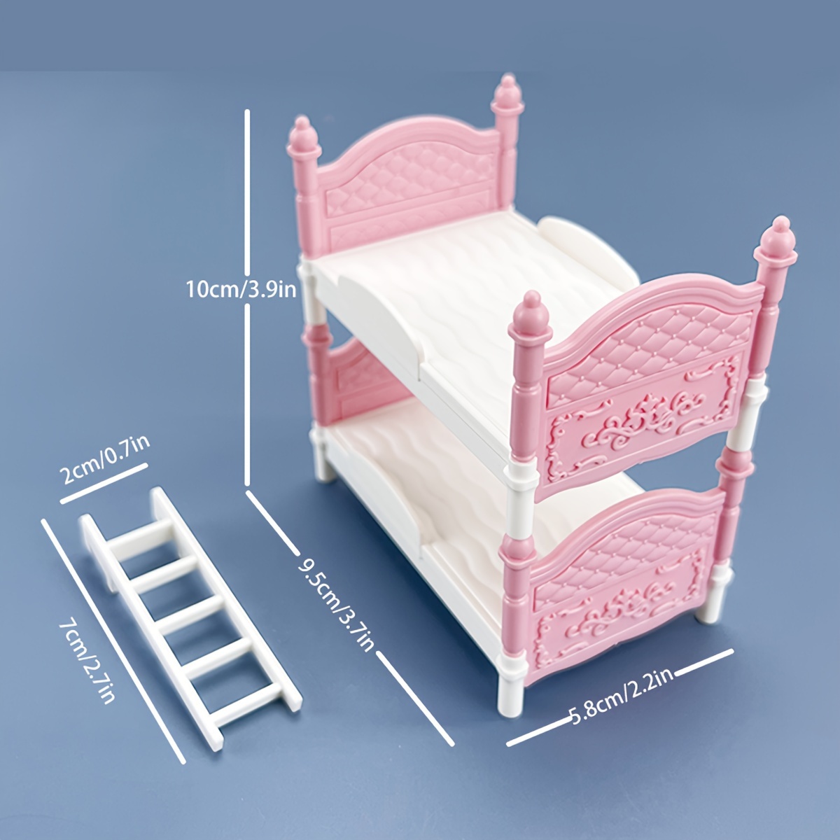 Miniature Dollhouse Double Bed - Dollhouse Furniture Set review and price