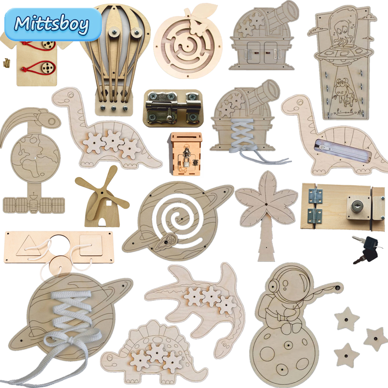 Montessori Busy Board Accessor - Kids Zipper Toys review and price