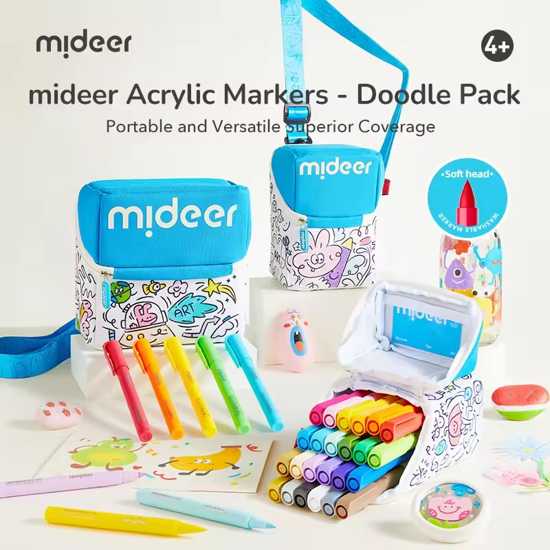 Mideer Acrylic Markers Graffit - Kids Toys Drawing Easy review and price